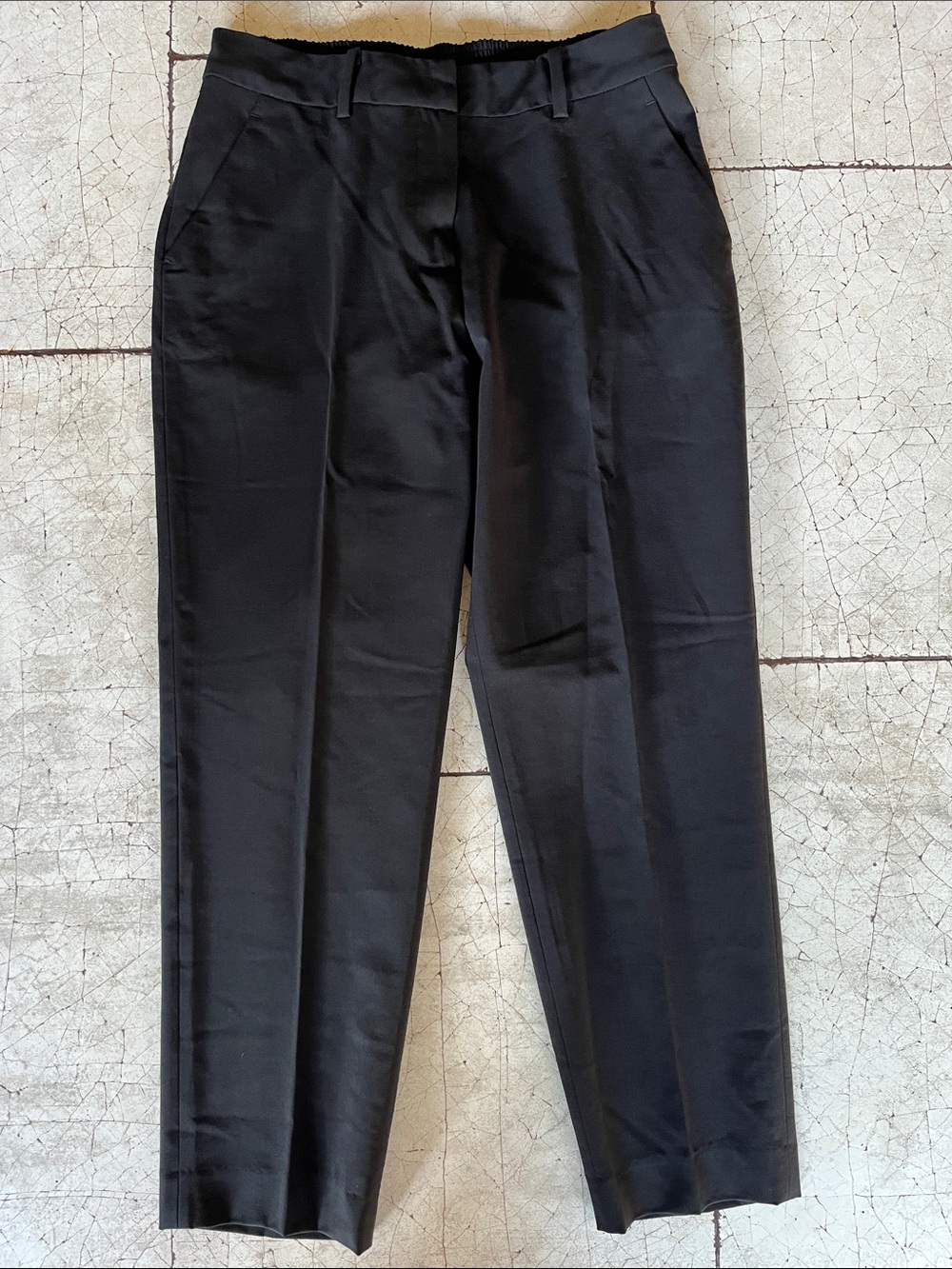 Quince Italian wool slim ankle pants
